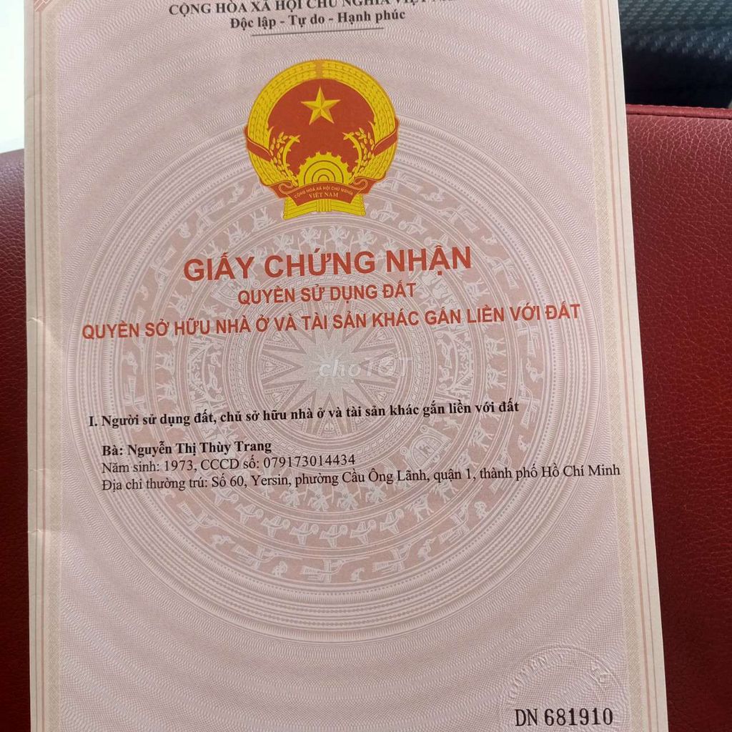 Cần bán lô đất Huyện Gò Công Đông, Tiền Giang