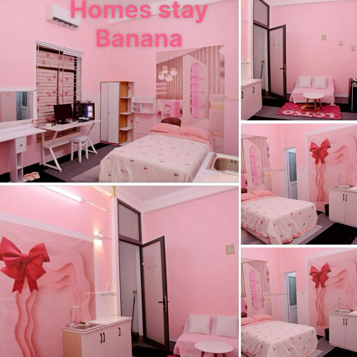 Cho thuê phòng PINK COLOR dễ thương tại 1000 Ngô Quyền, An Hải – Sơn Trà, vị trí trung tâm, di chuyển cực kỳ thuận tiện.