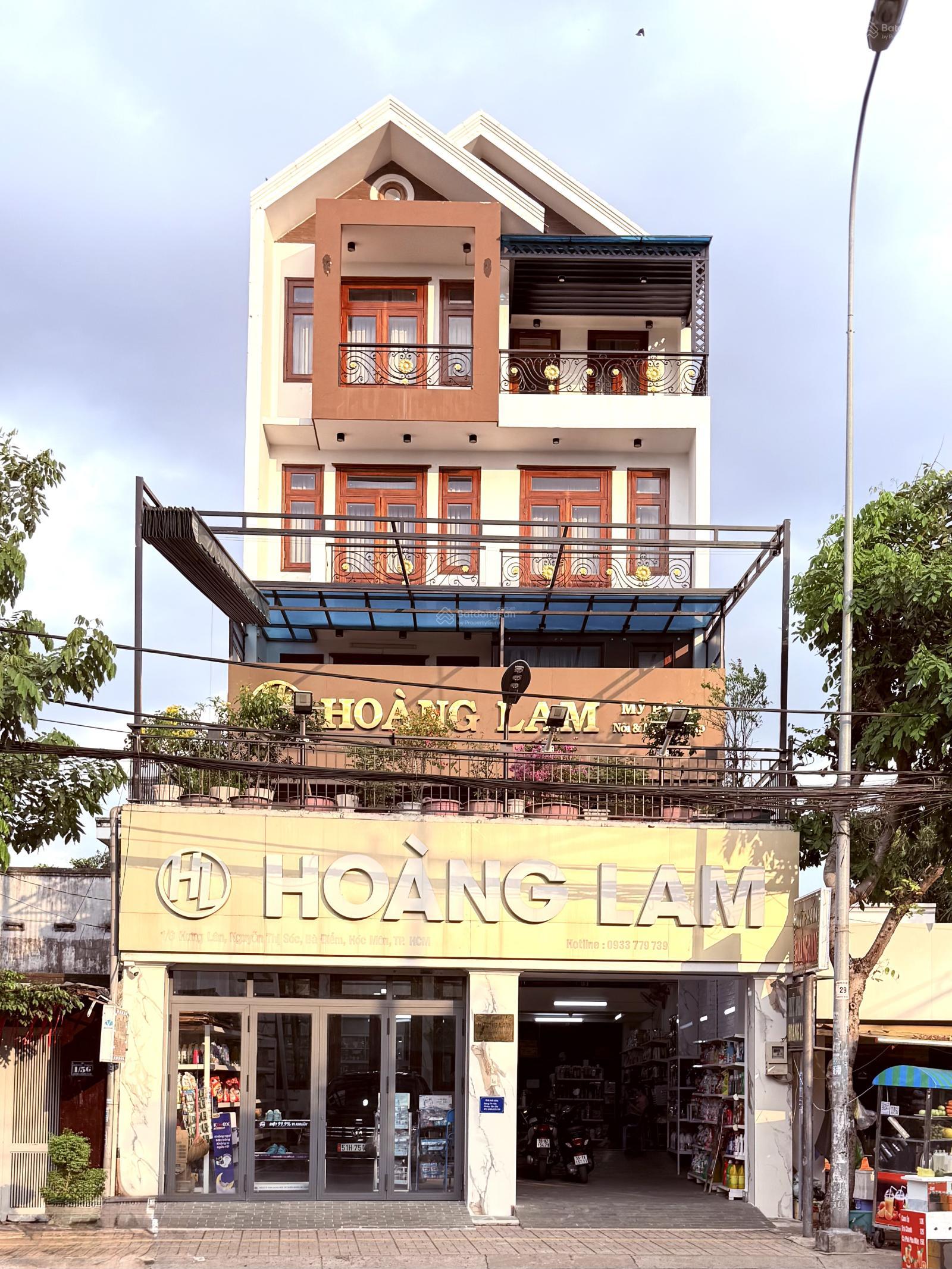 Cho thuê nhà mặt tiền Nguyễn Thị Sóc, Bà Điểm, Hóc Môn, TP.HCM - ngang 8m dài 20m, 4 tầng