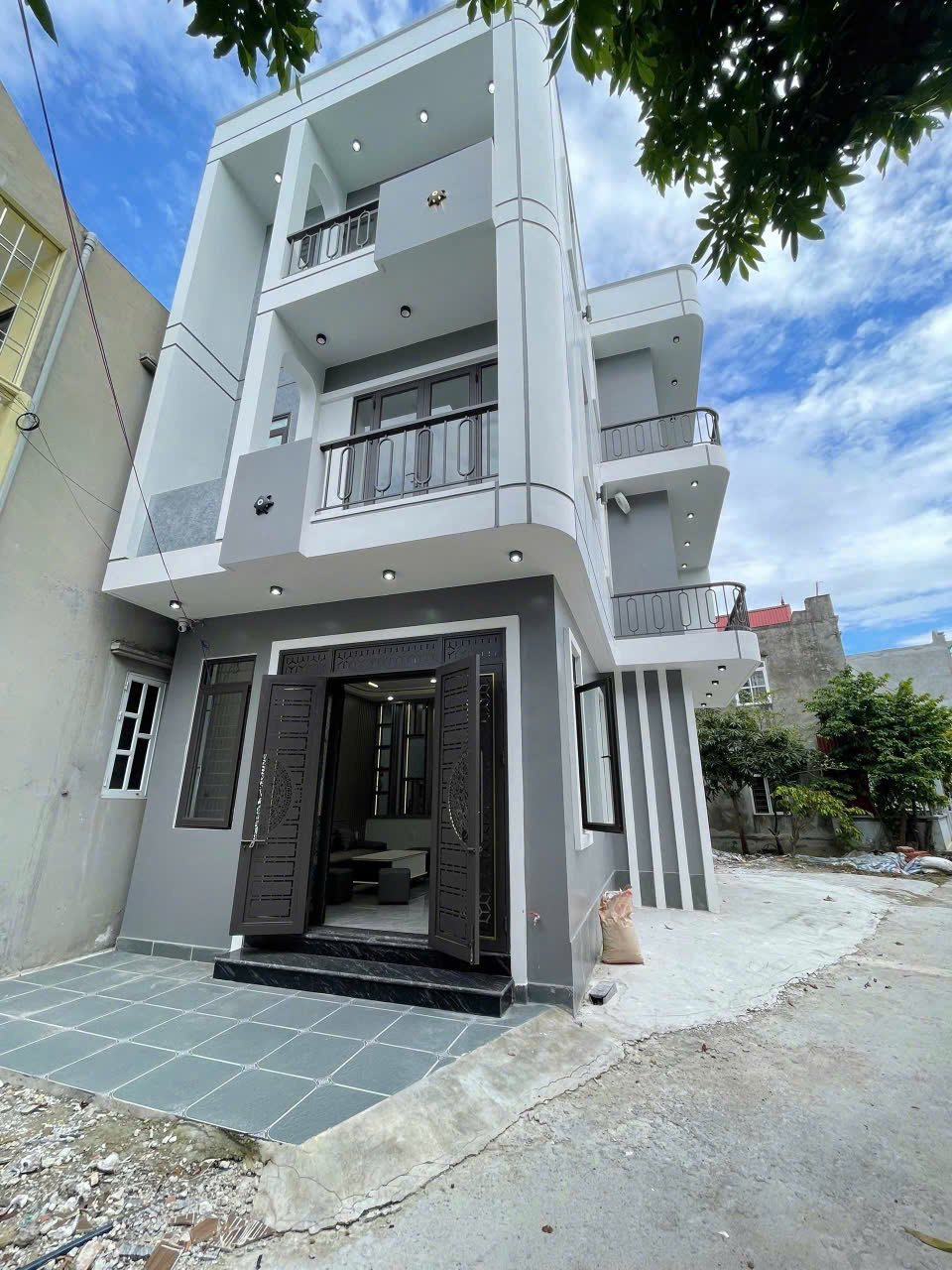 Căn góc 3 tầng đẹp lung linh tại Thượng Nam Sơn, An Dương, Hải Phòng
