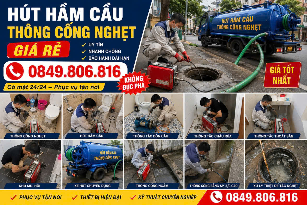►  HÚT HẦM CẦU – THÔNG CỐNG NGHẸT TẬN NƠI KIÊN GIANG