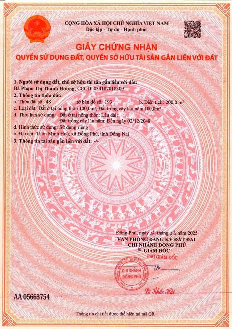 HOT HOT HOT có ngay lô đất mặt tiền đường Xuyên Tâm mặt tiền 32m, Đồng Phú, Đồng Nai chỉ cần 300 triệu đồng ngân hàng hỗ trợ là có thể sở hữu.