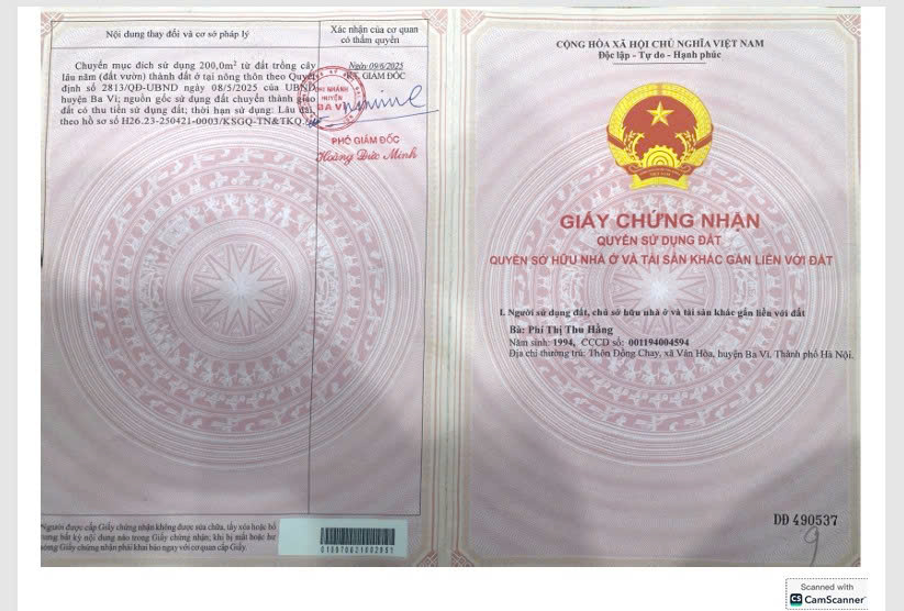 ►  SIÊU PHẨM ĐẤT NGHỈ DƯỠNG VÂN HÒA – BA VÌ
