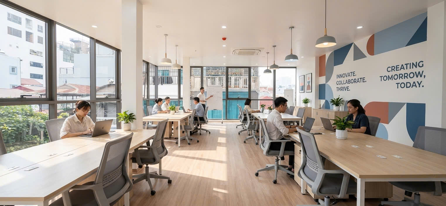 Cho thuê văn phòng – Thái Hà, Đống Đa, Hà Nội. Phù hợp công ty nhỏ, startup, IT, thiết kế hoặc trung tâm đào tạo.