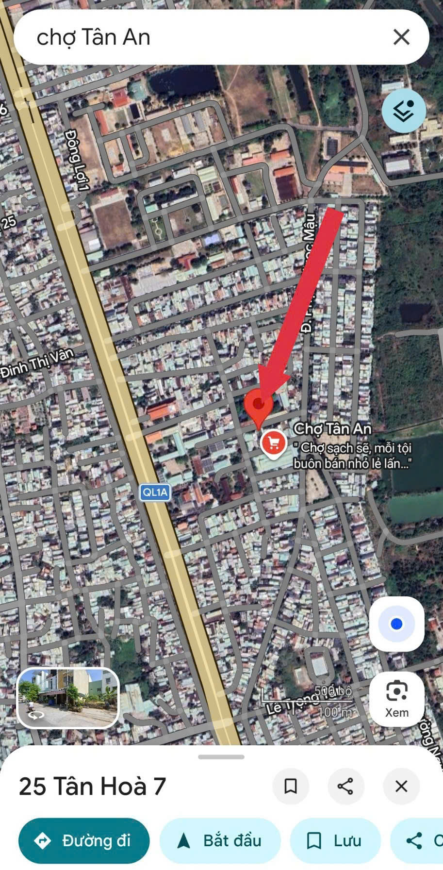 Chính chủ gửi bán lô đất tại đường Tân Hòa 7.