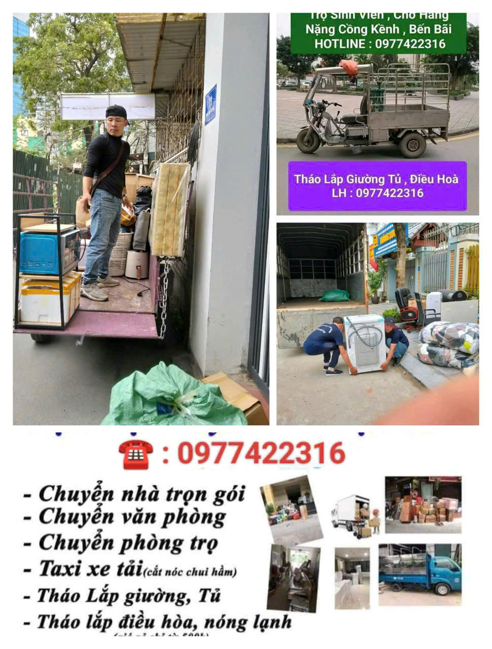 DỊCH VỤ CHUYỂN NHÀ BẰNG XE TẢI, XE BA GÁC THANH THANH
