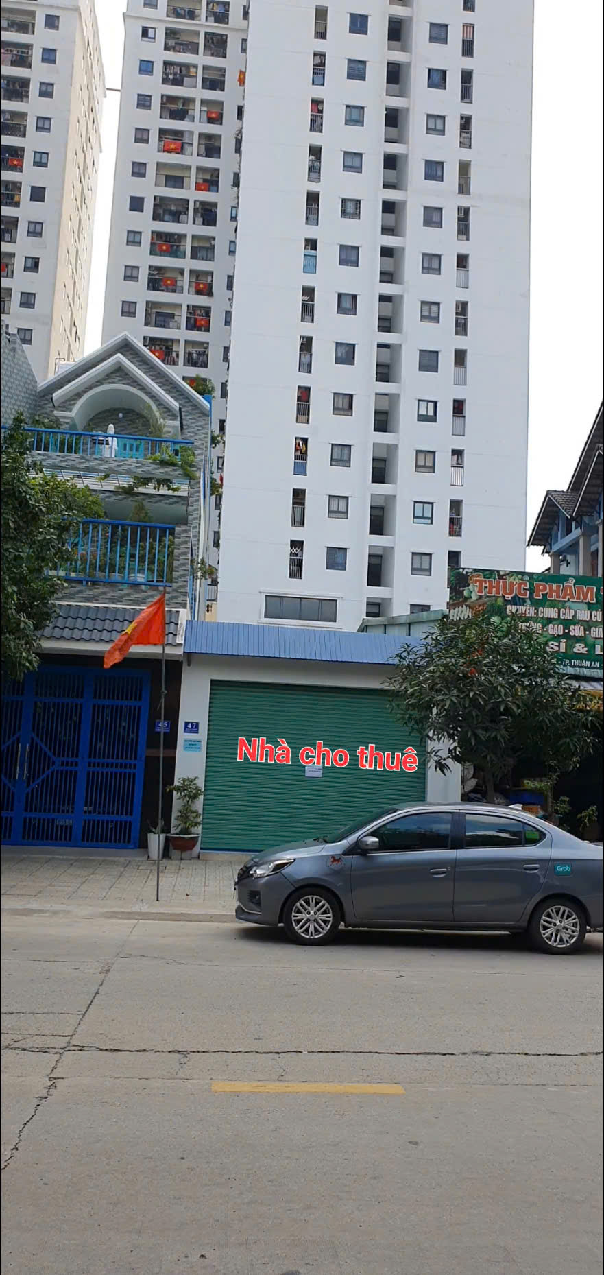 Cho thuê nhà mặt tiền đường rộng 23m, KP Thống Nhất, TP Dĩ An.