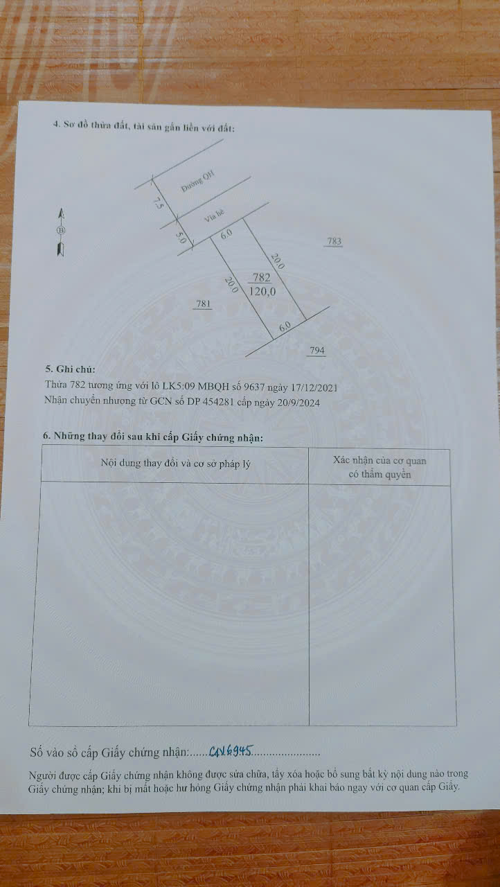 Chính chủ cần bán nhanh lô đất đẹp sinh lời cao tại Phường Đông thịnh, TP Thanh hoá