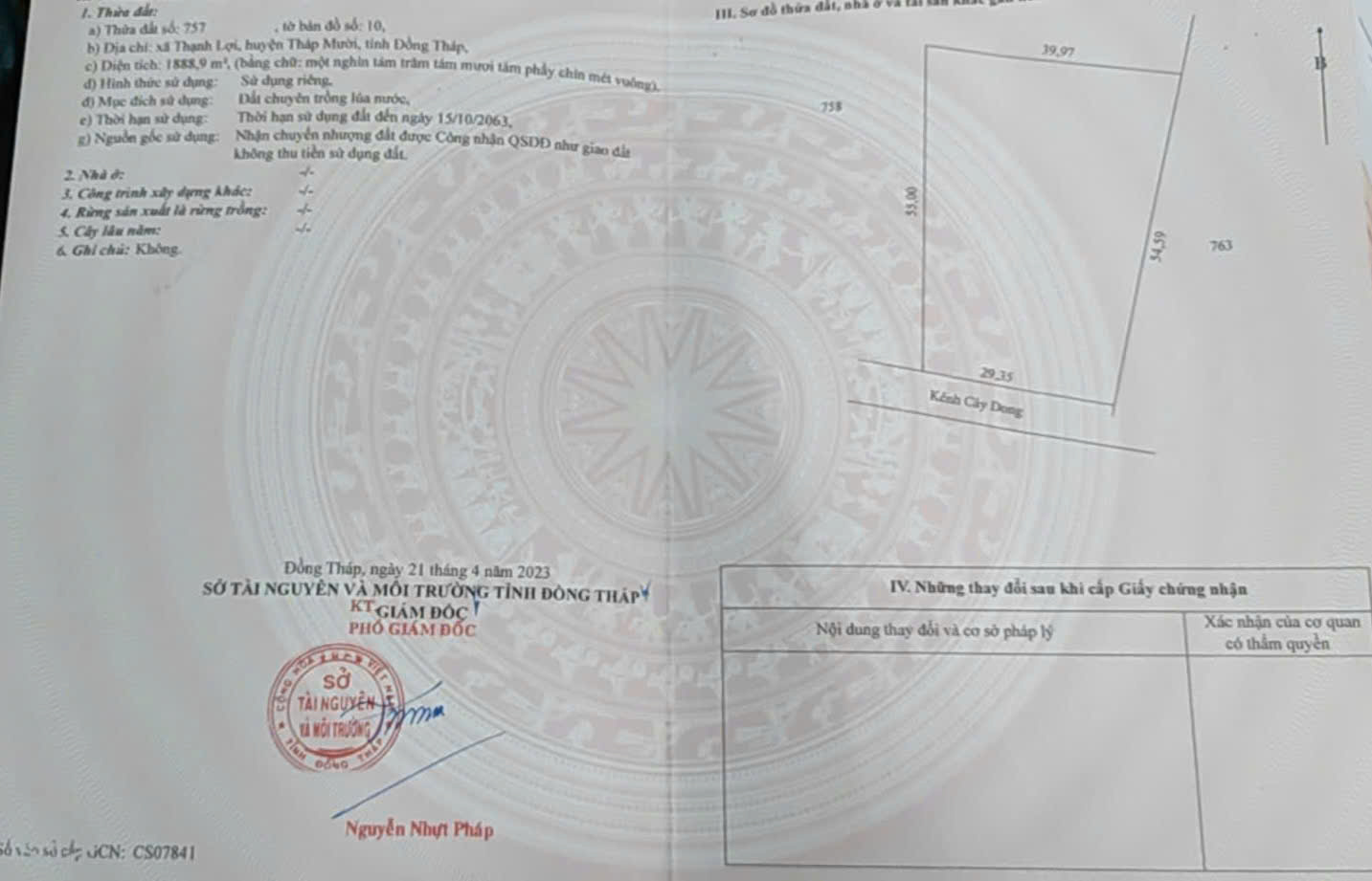 ► BÁN 2 LÔ ĐẤT THỔ CƯ + ĐẤT LÚA – MẶT TIỀN LỚN