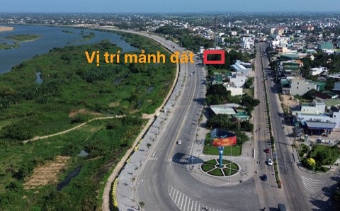 Chính chủ cần sang lại thửa đất đẹp không tì vết mặt tiền đường Trường Sa view sông Trà Khúc đầy thơ mộng.