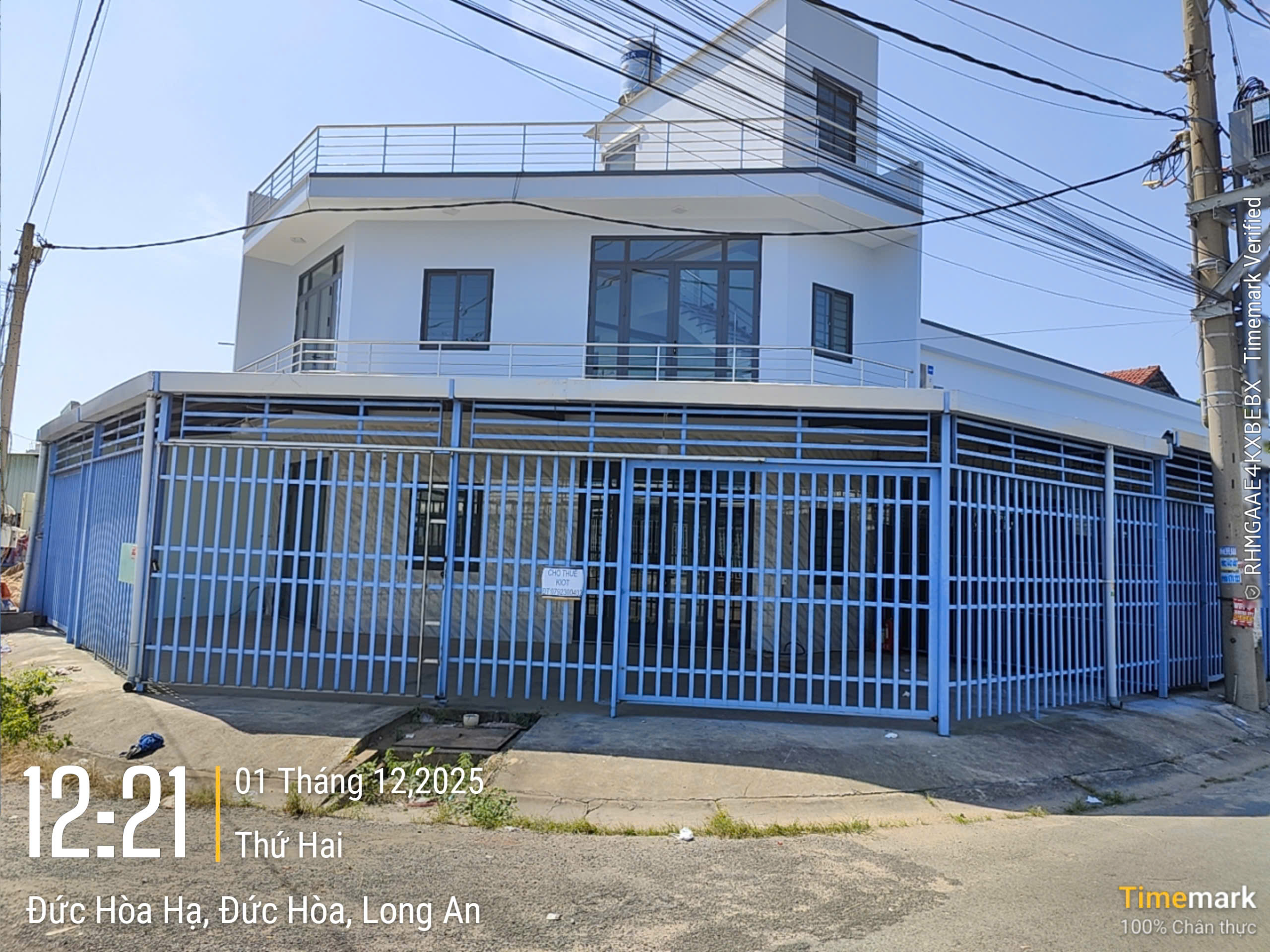 ► CHO THUÊ NHÀ góc 2 mặt tiền KDC Tân ĐỨC – ĐỨC HÒA, LONG AN