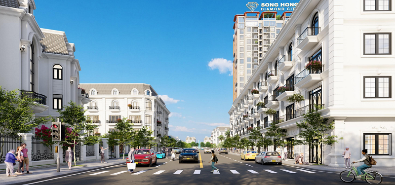 BÁN DỰ ÁN SÔNG HỒNG DIAMOND CITY – GIÁ TỪ 1,9 TỶ/LÔ, TRẢ GÓP 0%