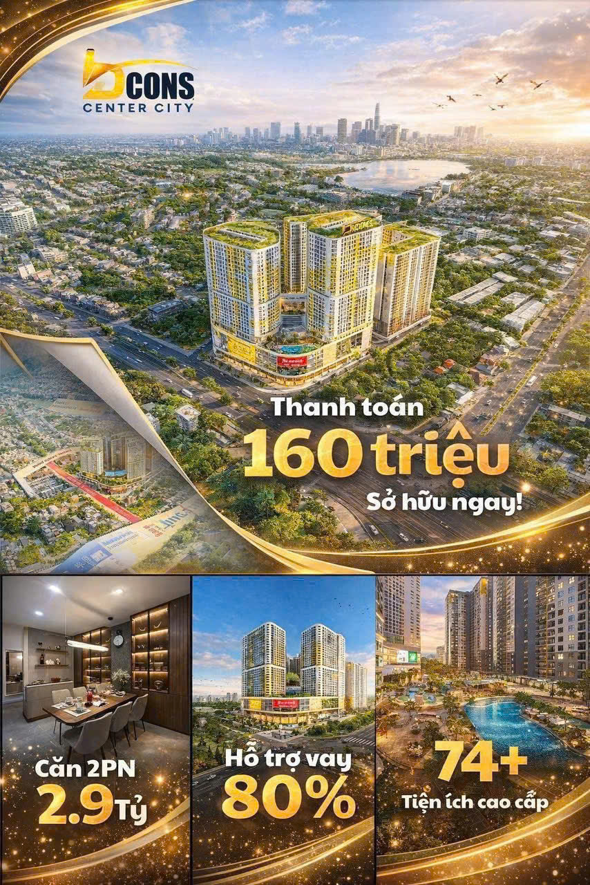 ►  CĂN HỘ TRUNG TÂM – CHỈ 5% SỞ HỮU NGAY