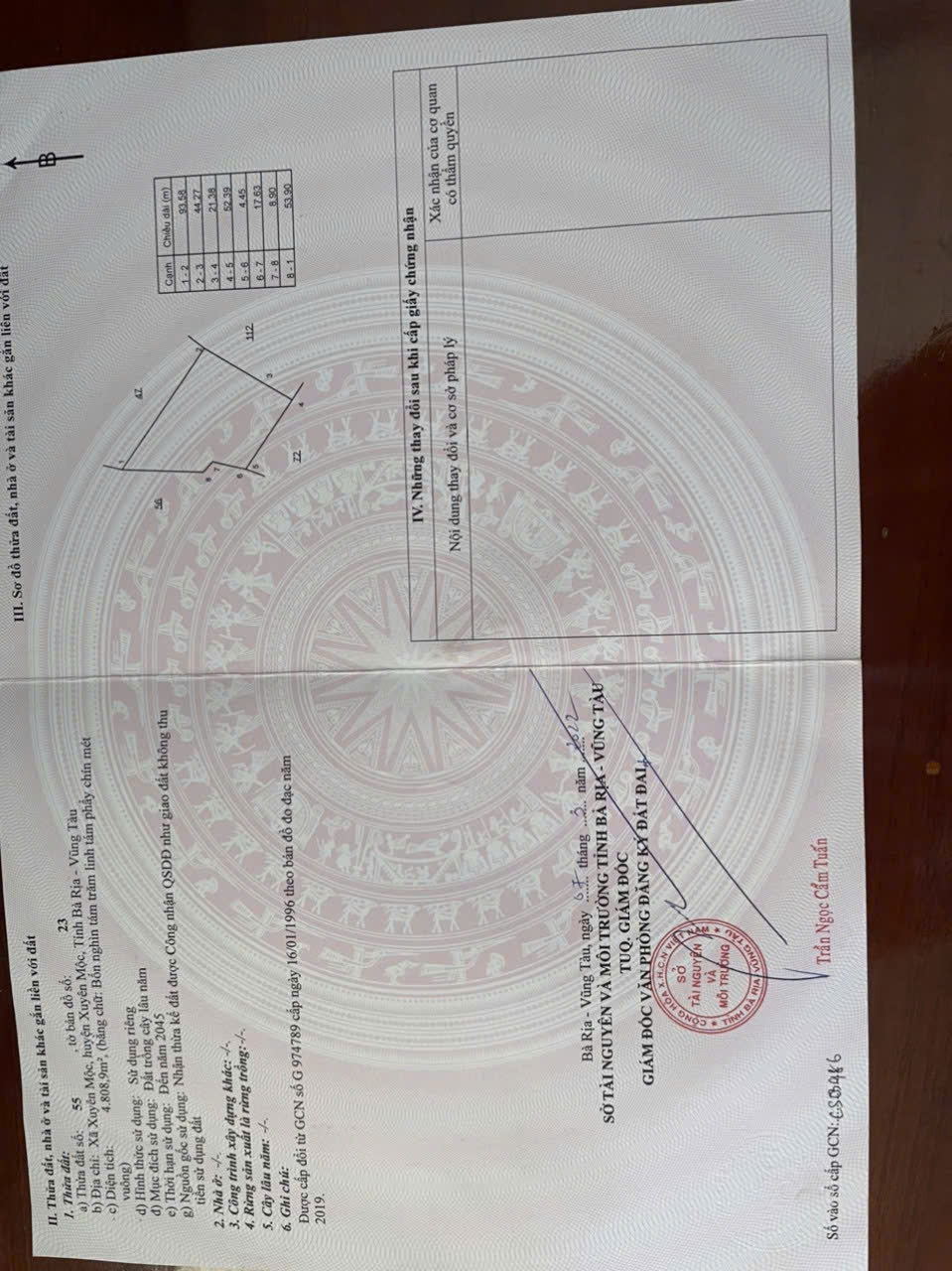 CƠ HỘI SỞ HỮU QUỸ ĐẤT GẦN 5.000m² GIÁ TỐT TẠI Xuyên Mộc