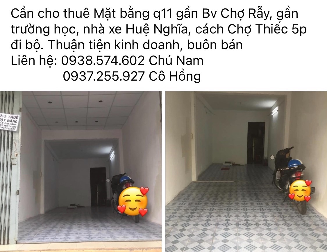 Chính  Cho Thuê Mặt Bằng ngay Mặt Tiền Lê Đại Hành