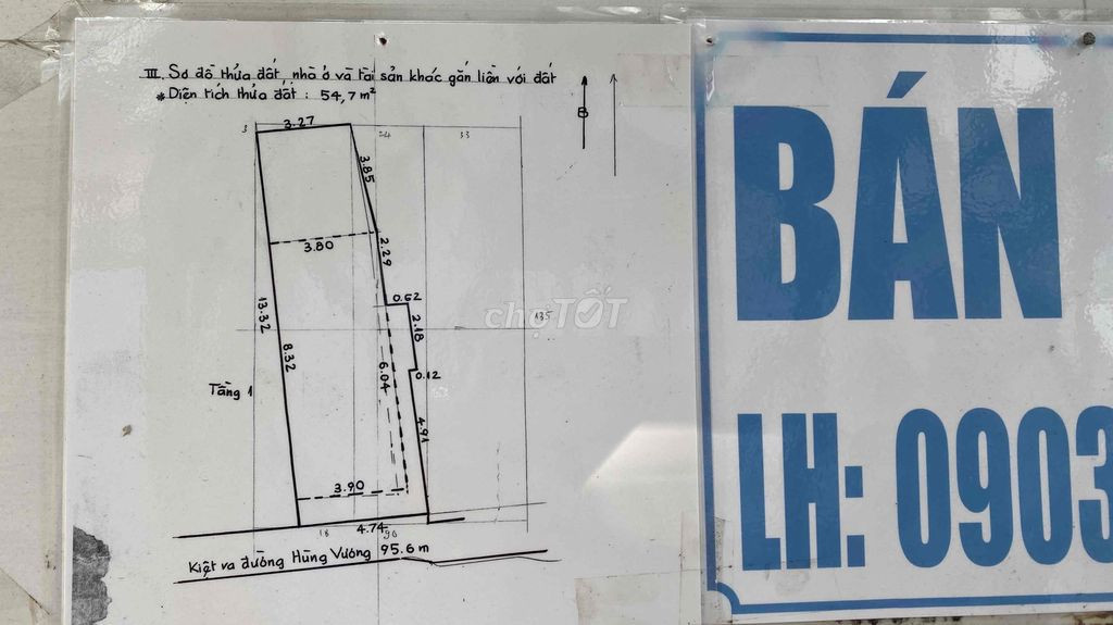 Bán nhanh đất và nhà 54.7m2, kiệt Hùng Vương, gần Big C, Hùng Vương, Phường Vĩnh Trung, Quận Thanh Khê, Đà Nẵng