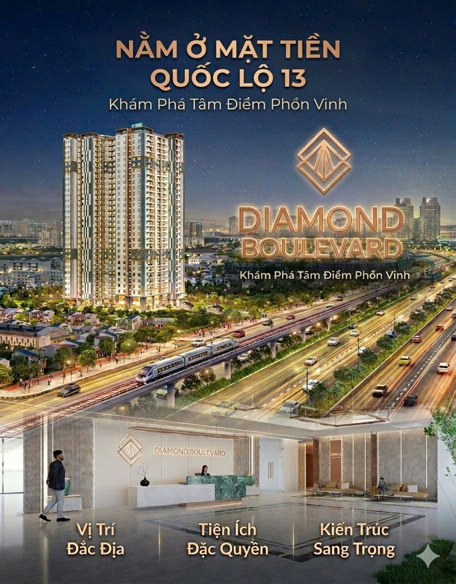 CHỈ 1 PHÚT ĐỂ ĐẾN AEON MALL, BƯỚC RA CỬA LÀ MẶT TIỀN QUỐC LỘ 13 - CĂN HỘ CAO CẤP NÀY CÓ GÌ ĐÁNG GIÁ?