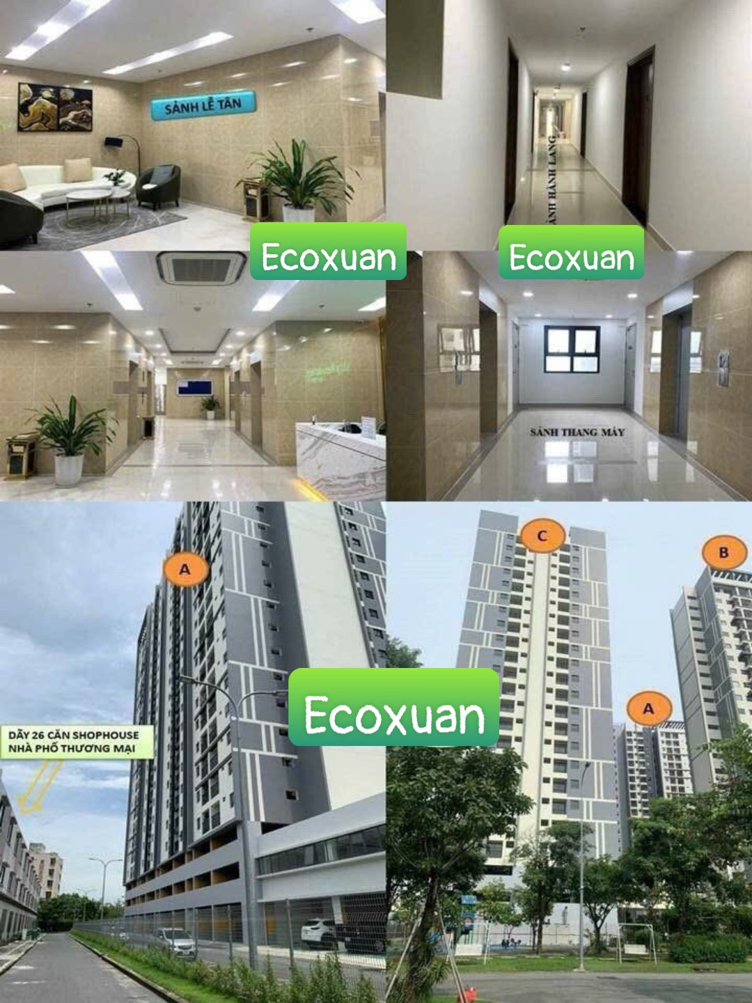 Chính chủ cần bán căn hộ 2PN, Eco Xuân - Block C 1.68 tỷ (giá thấp hơn CĐT)