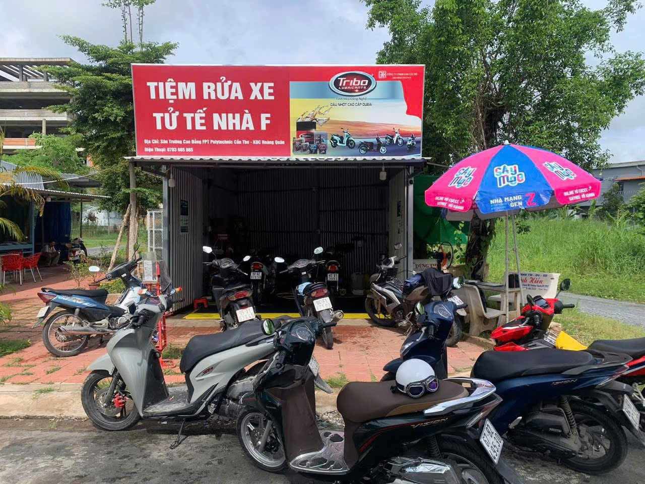 ►  SANG NHƯỢNG TIỆM RỬA XE – KDC HOÀNG QUÂN, GẦN FPT POLYTECHNIC.