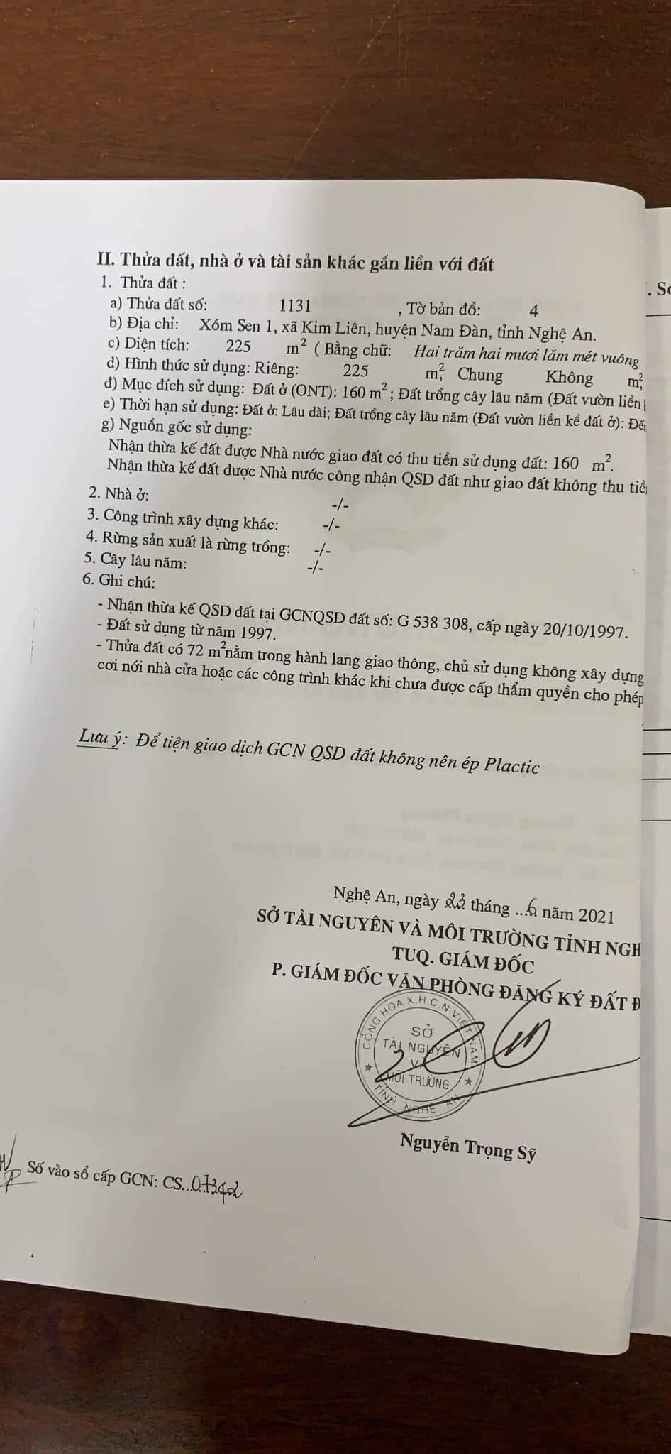 Chính chủ cần bán lô đất mặt tiền đường 46,sát ngay đường vô quê nội Bác ở Kim Liên