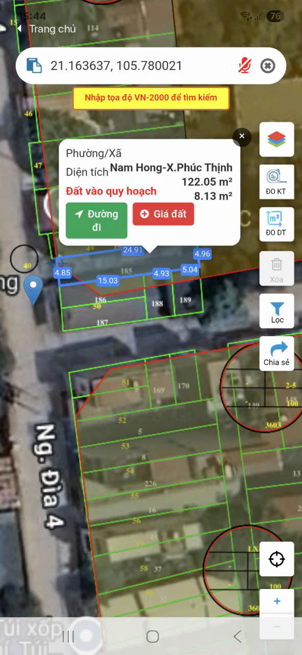 BÁN ĐẤT THỔ CƯ NAM HỒNG – ĐÔNG ANH, HÀ NỘI