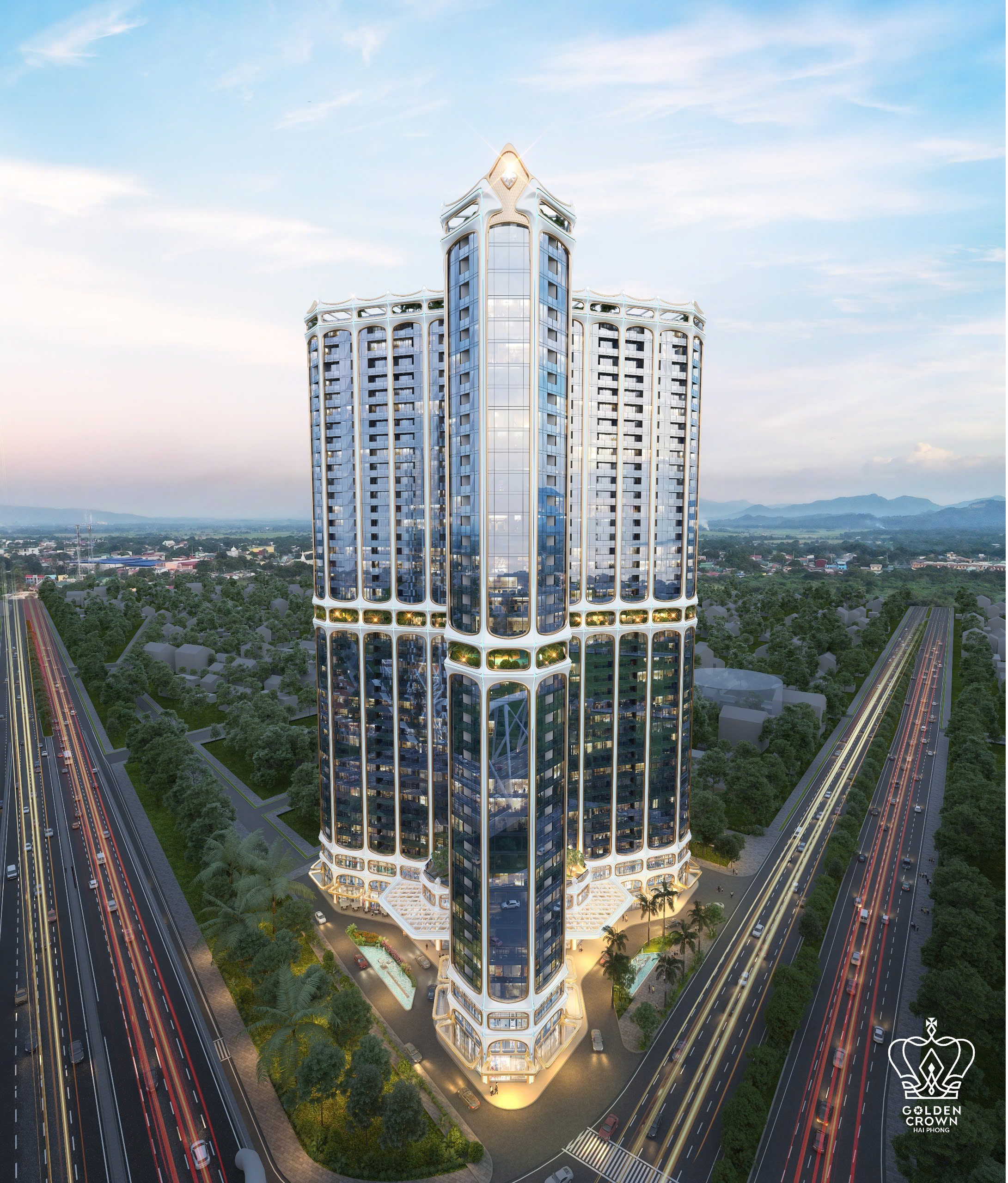 Cần Bán Căn Hộ Tại Golden Crwon Tại Lô 10A Đ- Lê Hồng Phong- Đằng Hải- Hải An -Hải Phòng