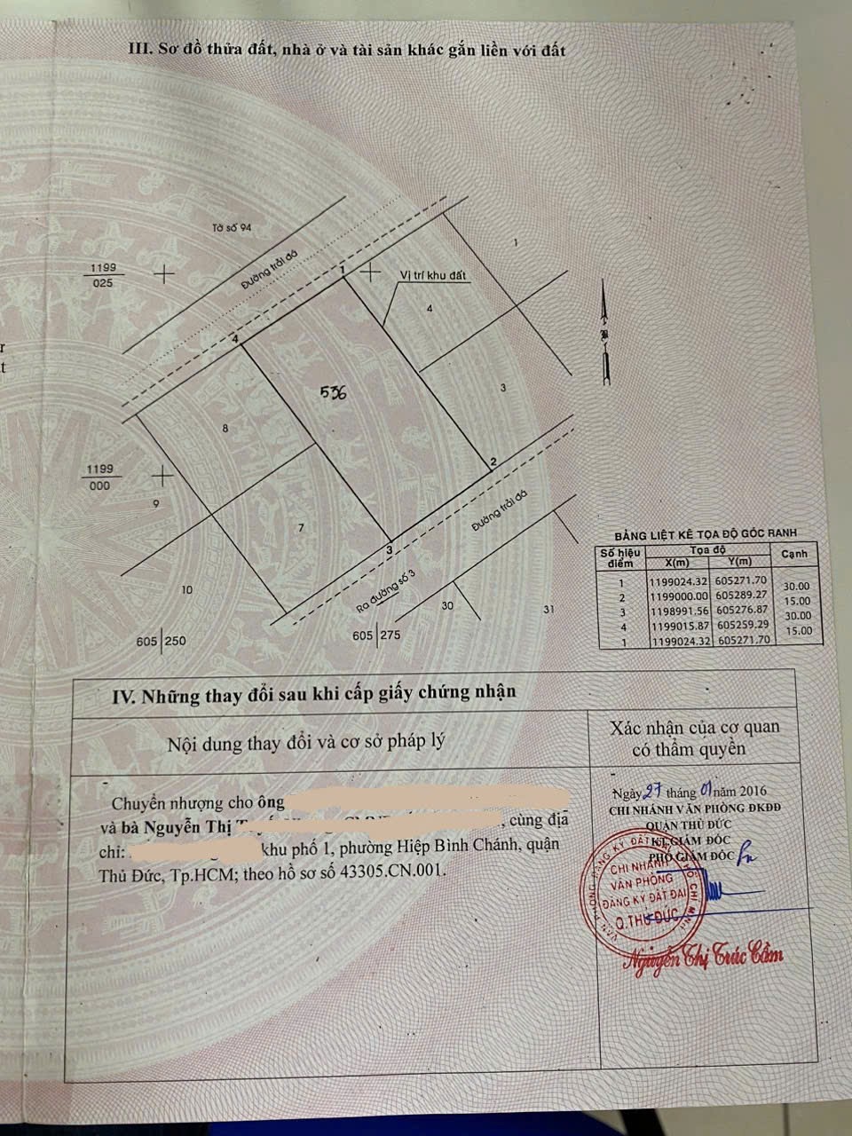 CHÍNH CHỦ BÁN LÔ ĐẤT 2 MẶT TIỀN – VỊ TRÍ VÀNG HIỆP BÌNH PHƯỚC, TP THỦ ĐỨC