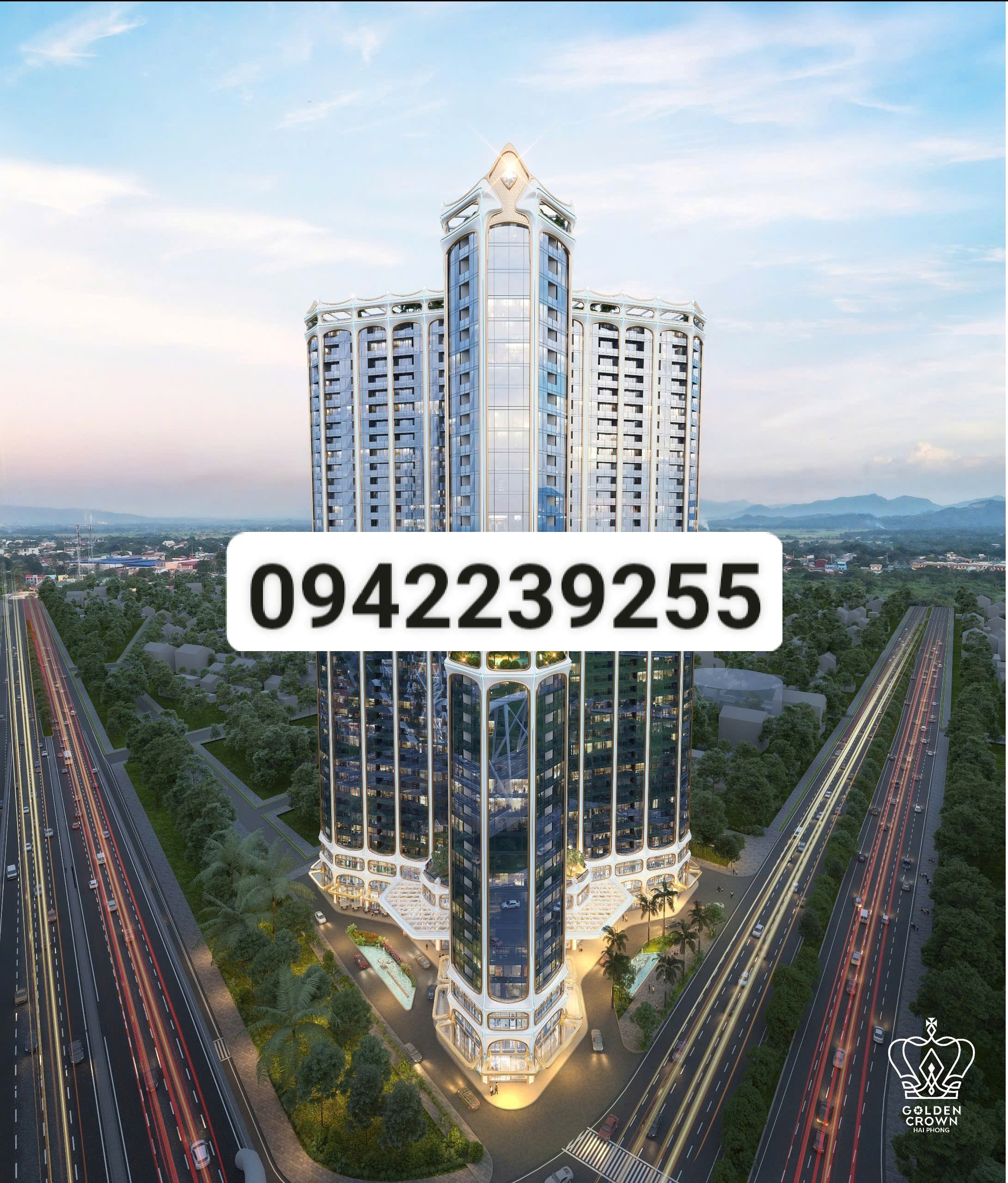 Cần Bán Căn Hộ Tại Golden Crwon Tại Lô 10A Đ- Lê Hồng Phong- Đằng Hải- Hải An -Hải Phòng
