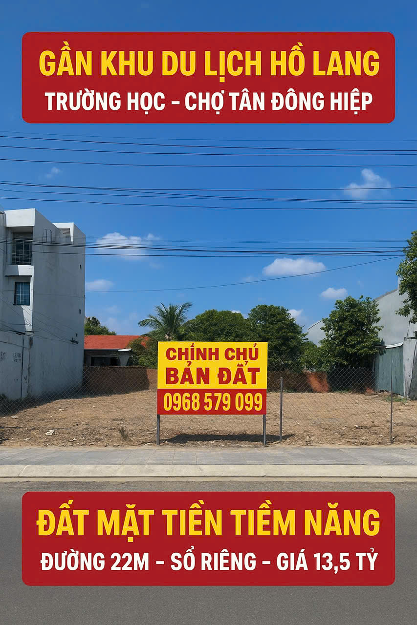 BÁN ĐẤT KHU DÂN CƯ TÂN BÌNH – VỊ TRÍ ĐẮC ĐỊA, PHÁP LÝ RÕ RÀNG, TIỀM NĂNG SINH LỜI CAO