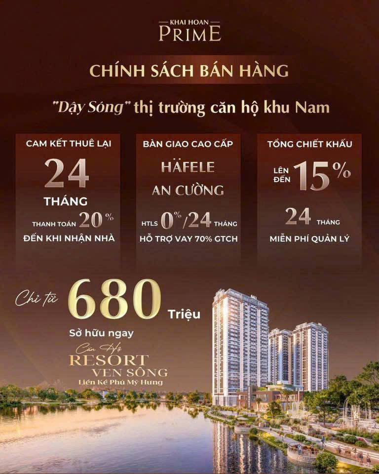 Hệ tiện ích chuẩn resort định hình đẳng cấp sống tại khải hoàn prime