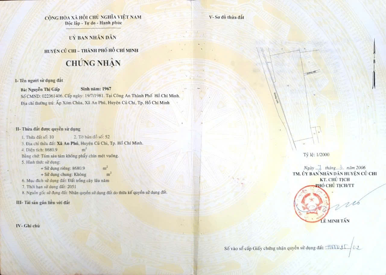 BÁN NHÀ &amp; ĐẤT GẦN TỈNH LỘ 15 – AN NHƠN TÂY, TP.HCM