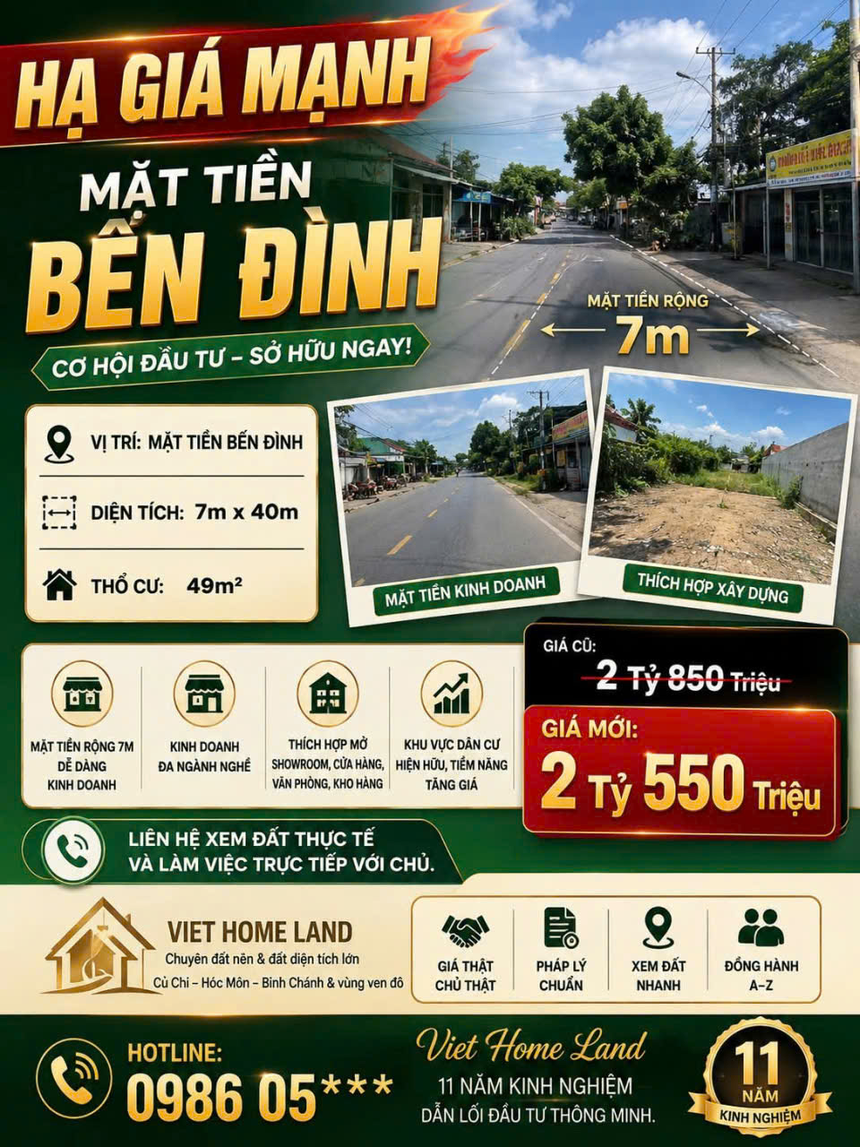 ►  HẠ GIÁ MẠNH – MẶT TIỀN BẾN ĐÌNH