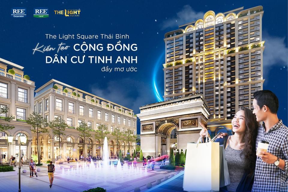 Cần Bán Khu Nhà Ở Dự Án THE LIGHT SQUARE Phường Bố Xuyên Thành phố Thái Bình ,Tỉnh Thái Bình