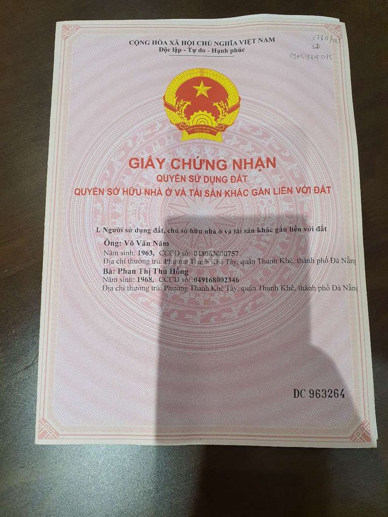 Bán Nhà Đường Dũng Sĩ Thanh Khê, Phường Thanh Khê Tây, Quận Thanh Khê, Đà Nẵng