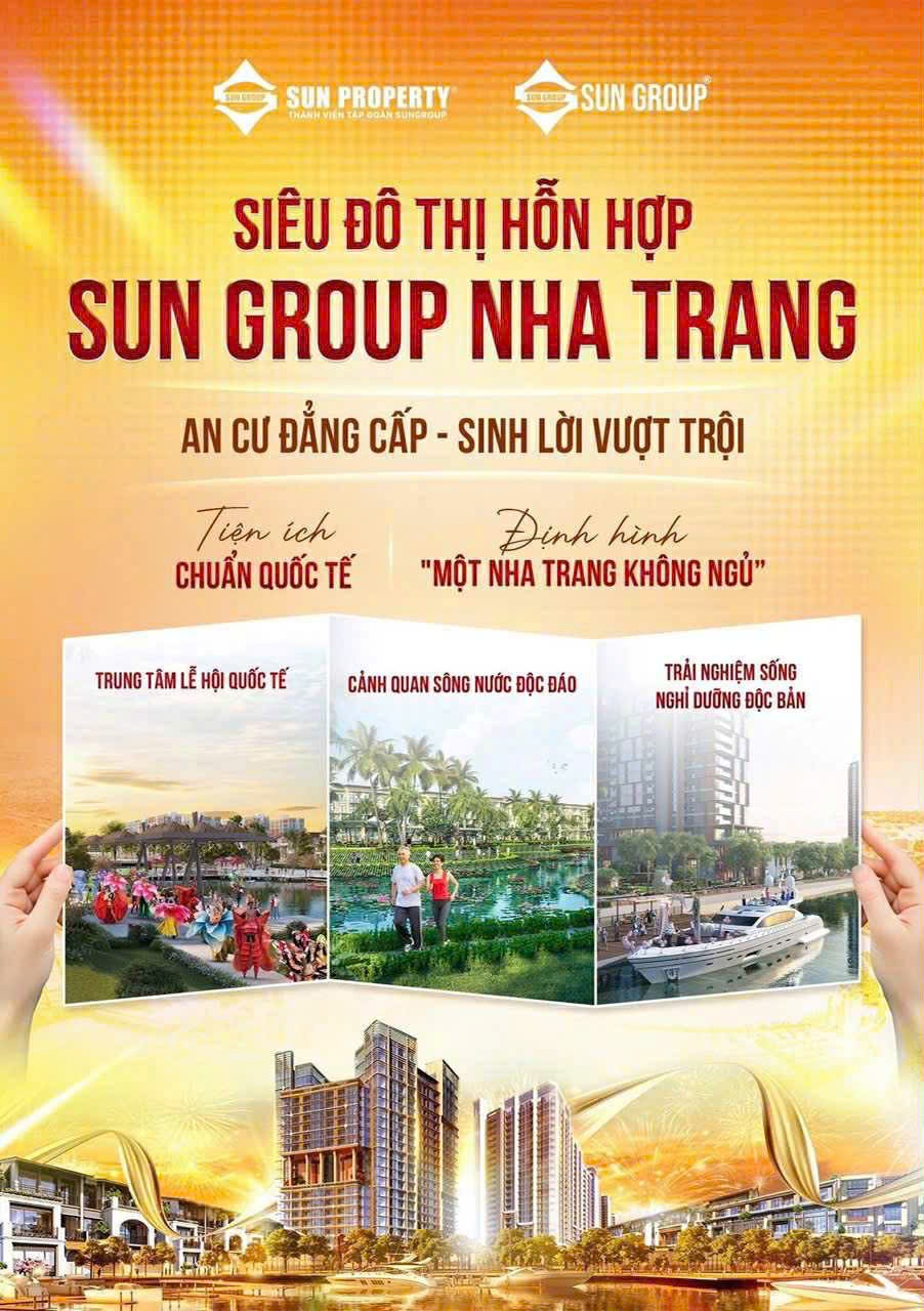 DỰ ÁN SUN NHA TRANG – SIÊU ĐÔ THỊ ĐẢO GIỮA LÒNG PHỐ BIỂN