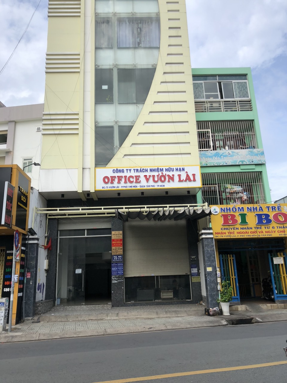 Cho thuê văn phòng tại tòa nhà 75 - 77 Vườn Lài, P. Phú Thọ Hòa, Q. Tân Phú