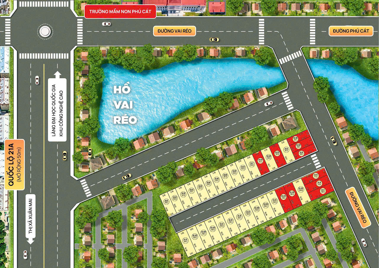 KHU 35 LÔ VAI RÉO – TÂM ĐIỂM ĐẦU TƯ SỐ 1 HÒA LẠC