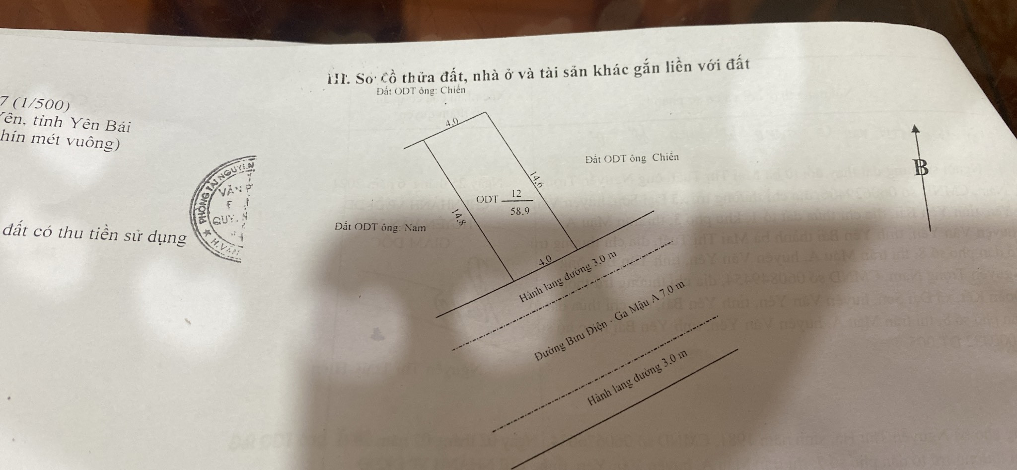 Mình cần bán mảnh đất trục đường chính ngã tư Bưu Điện đi ra ga Mậu A.