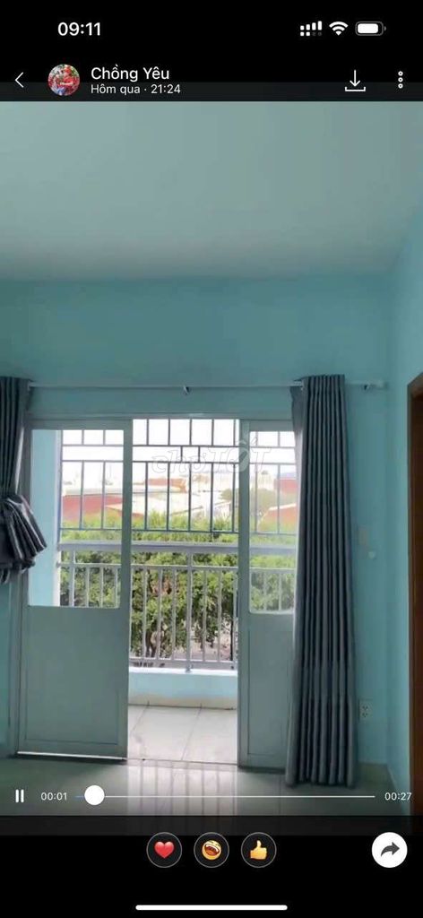 Cho thuê căn hộ 2 phòng ngủ tại Chung cư Thanh Bình Residence – giá chỉ 4,5 triệu/tháng