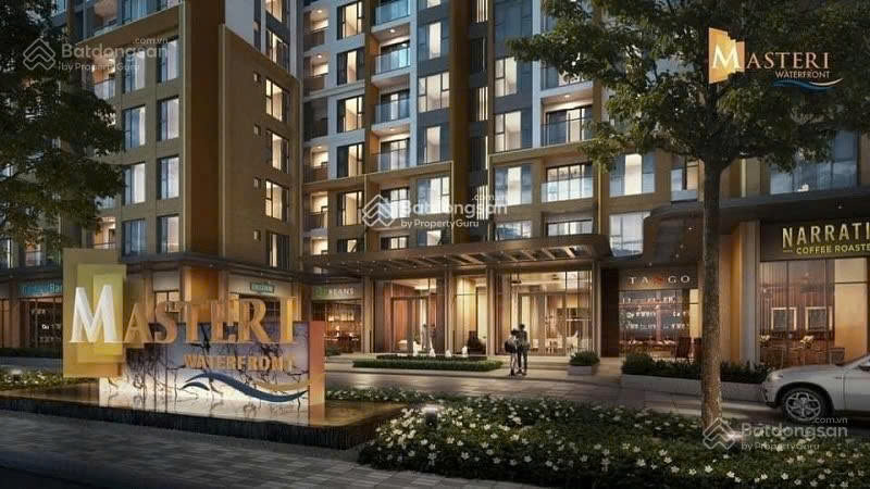 Cho thuê shophouse tòa h3 trực diện hồ - dự án masteri water front - ocean park 1. vị trí đắc địa