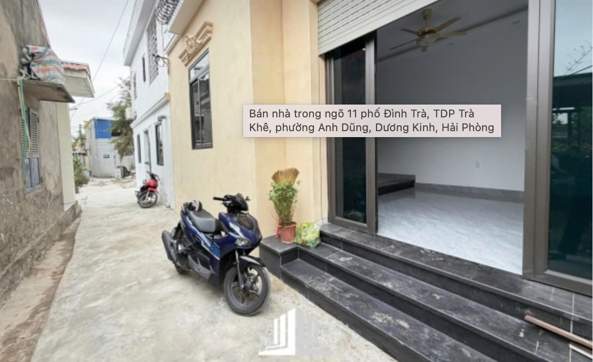 BÁN NHÀ 4 TẦNG ĐỘC LẬP – KIÊN CỐ, HIỆN ĐẠI – KHU VỰC CẦU RÀO 3Bán nhà trong ngõ 11 phố Đình Trà, TDP Trà Khê, phường Anh Dũng, Dương Kinh, Hải Phòng