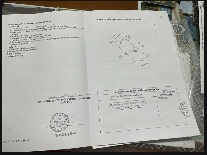 Chính chủ cần bán nhà và đất tại số 85 Nguyễn văn Linh. Phường Mỹ Phước TP. Long Xuyên Tình An Giang