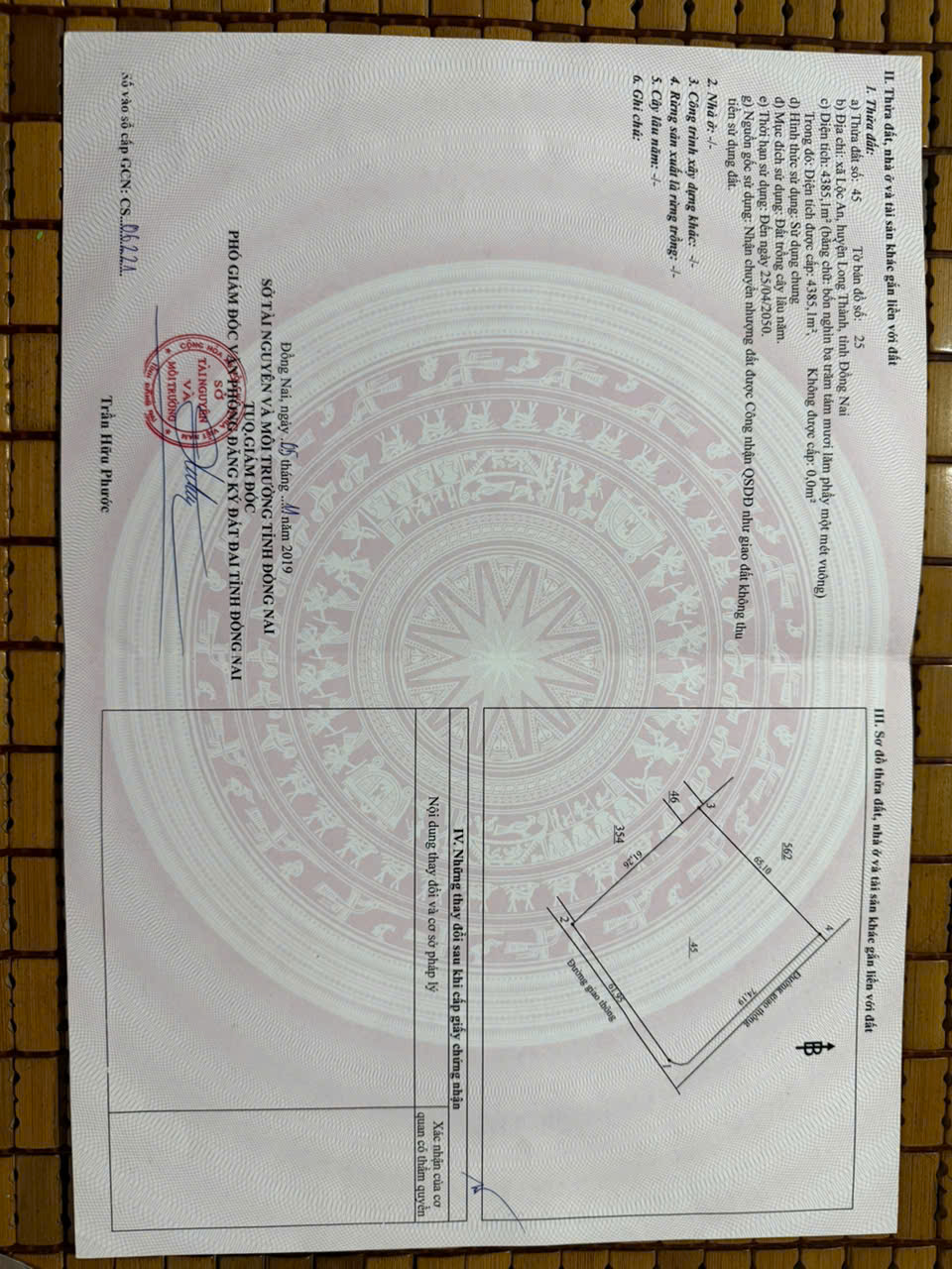 BÁN ĐẤT XÃ LỘC AN – LONG THÀNH – ĐỒNG NAI