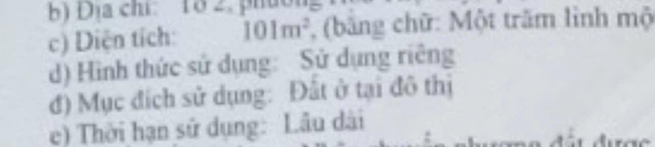 Bán  đất  kiệt  đường Nguyễn Phú Hường Cẩm lệ , Đà Nẵng cách đường chính tầm 20m