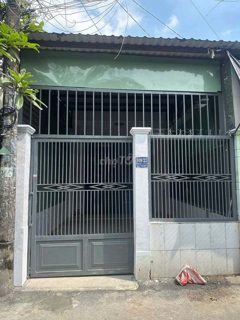 CHO THUÊ NHÀ NGUYÊN CĂN – HẺM XE HƠI, PHƯỜNG 16, GÒ VẤP