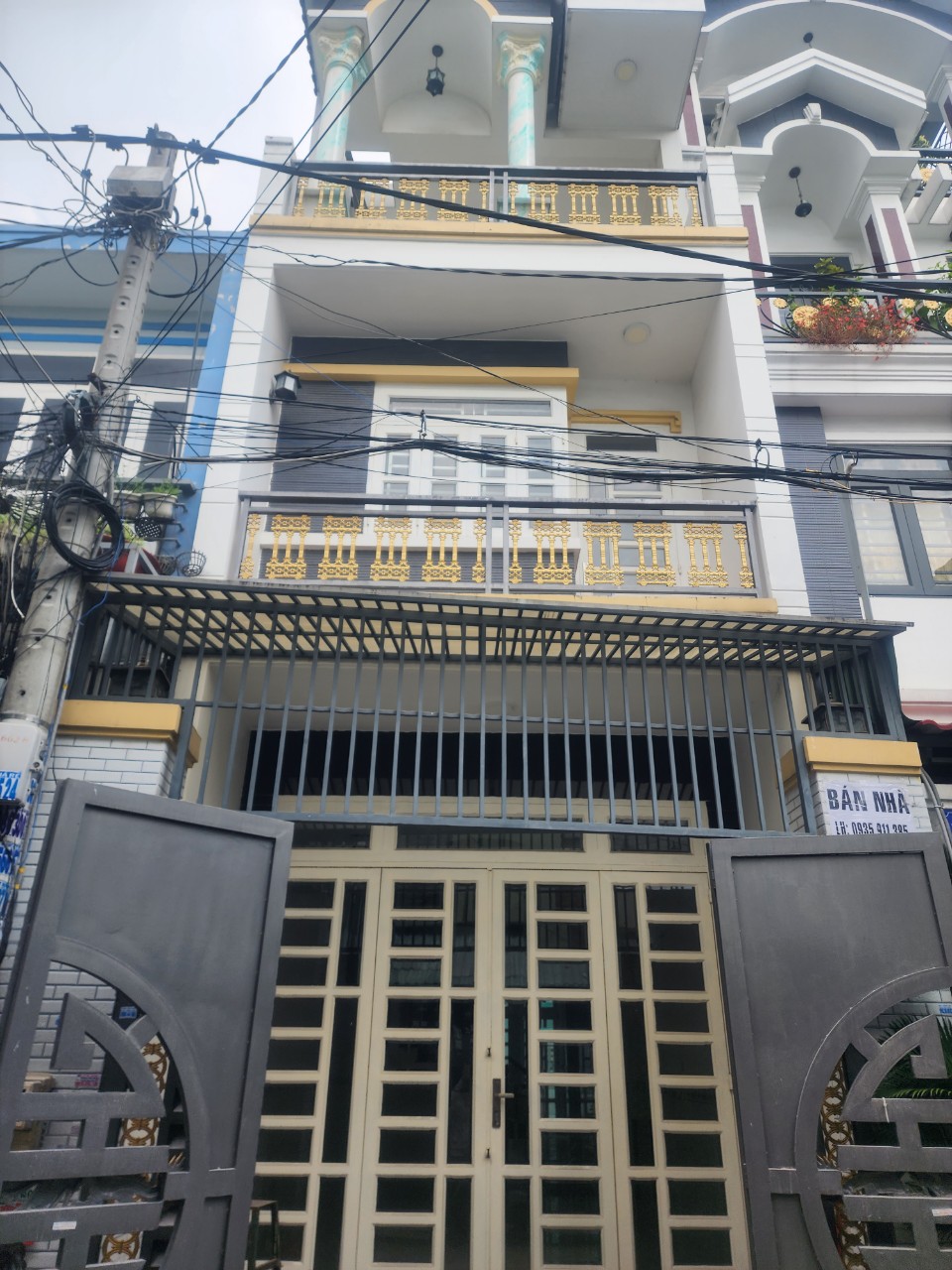Bán nhà đúc 3 lầu 2 mặt tiền khu phố 5 Bình Hưng Hòa B, Bình Tân, HCM