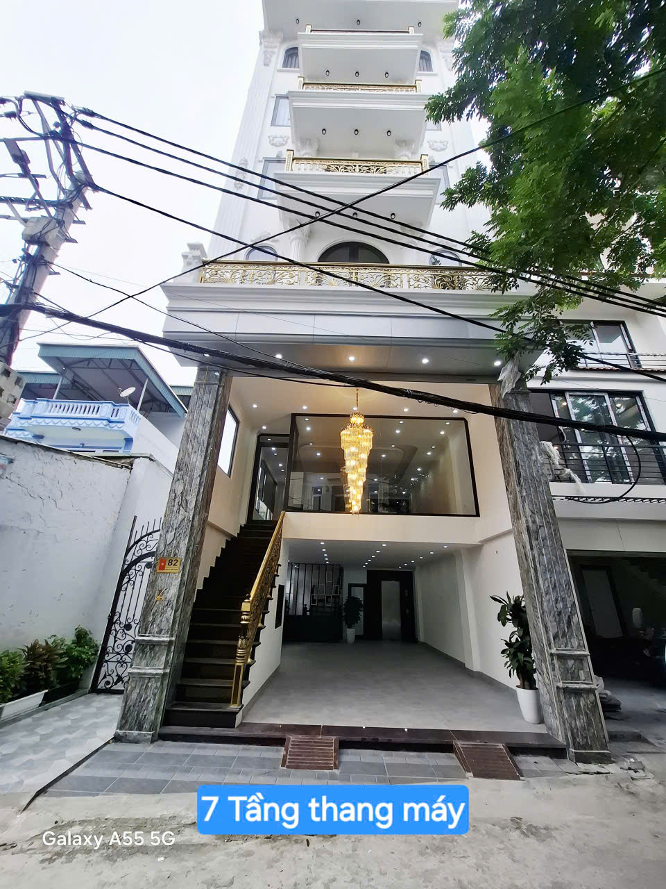 Chính chủ bán nhà 7tầng phố Trạm Long Biên 90.4m² thiết kế hiện đại, kinh doanh đỉnh, giá 23,25 tỷ