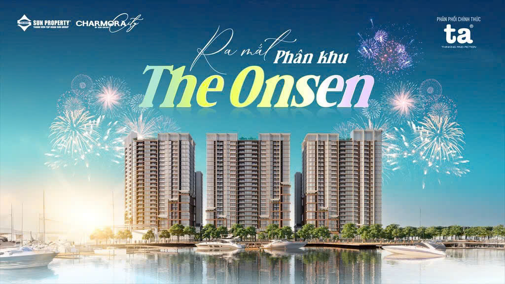 Bán căn hộ Onsen 2 khoáng nóng tại gia, view đảo trung tâm – pháo hoa, giá từ 1,95 tỷ