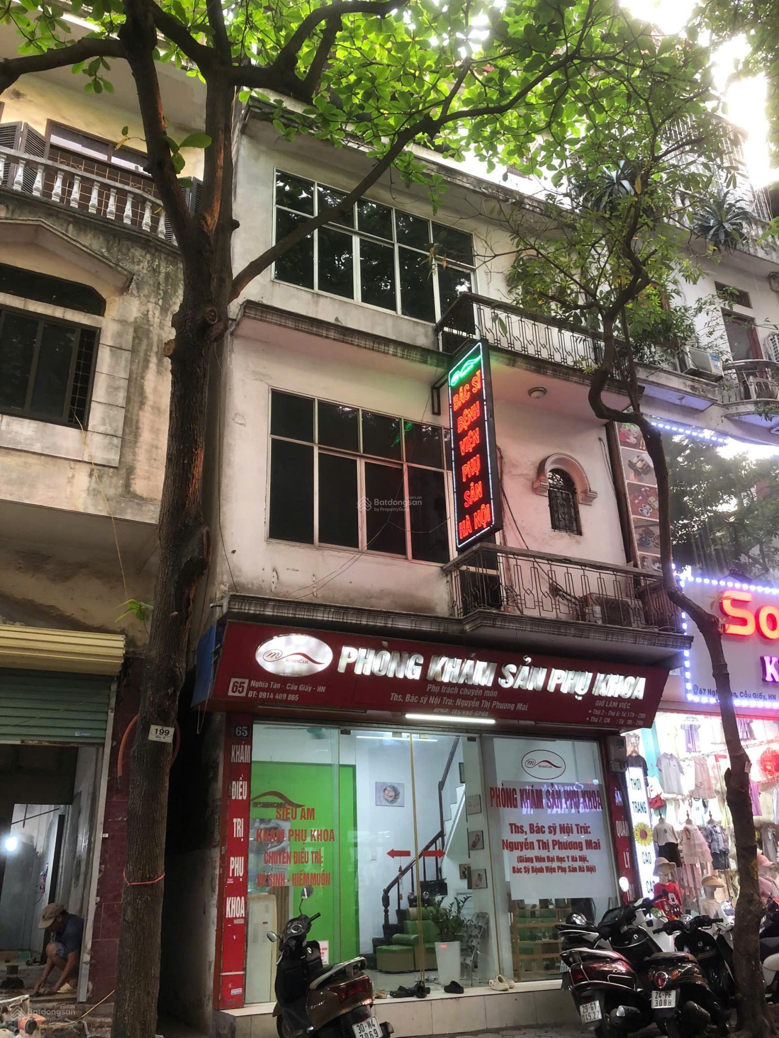 CHO THUÊ NHÀ MẶT PHỐ NGHĨA TÂN – MẶT TIỀN RỘNG 5M – KINH DOANH CỰC TỐT