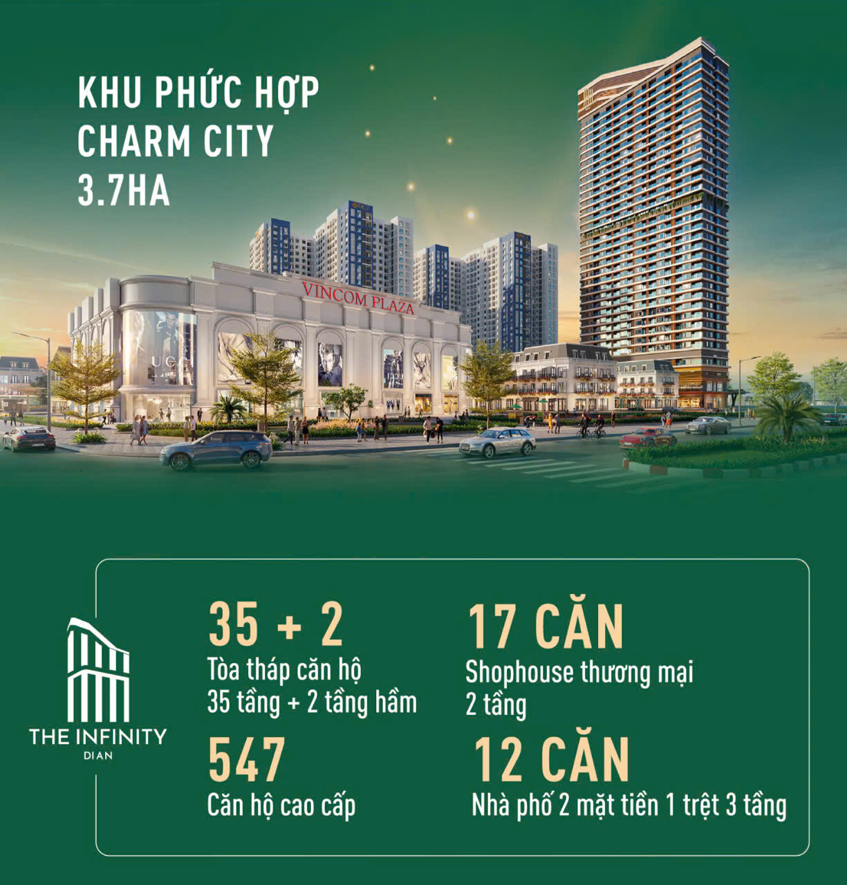 CHÍNH CHỦ BÁN LỖ - 1PN INFINITY DĨ AN